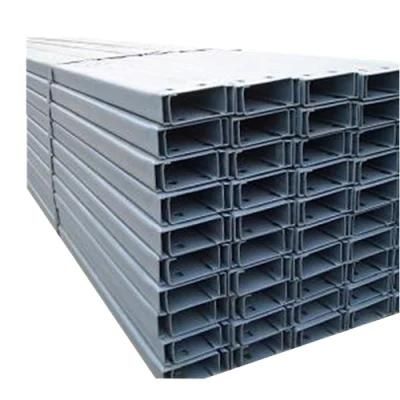 Structure Material Q235B Q345b SS400 ST37 C Carbon Steel Channel