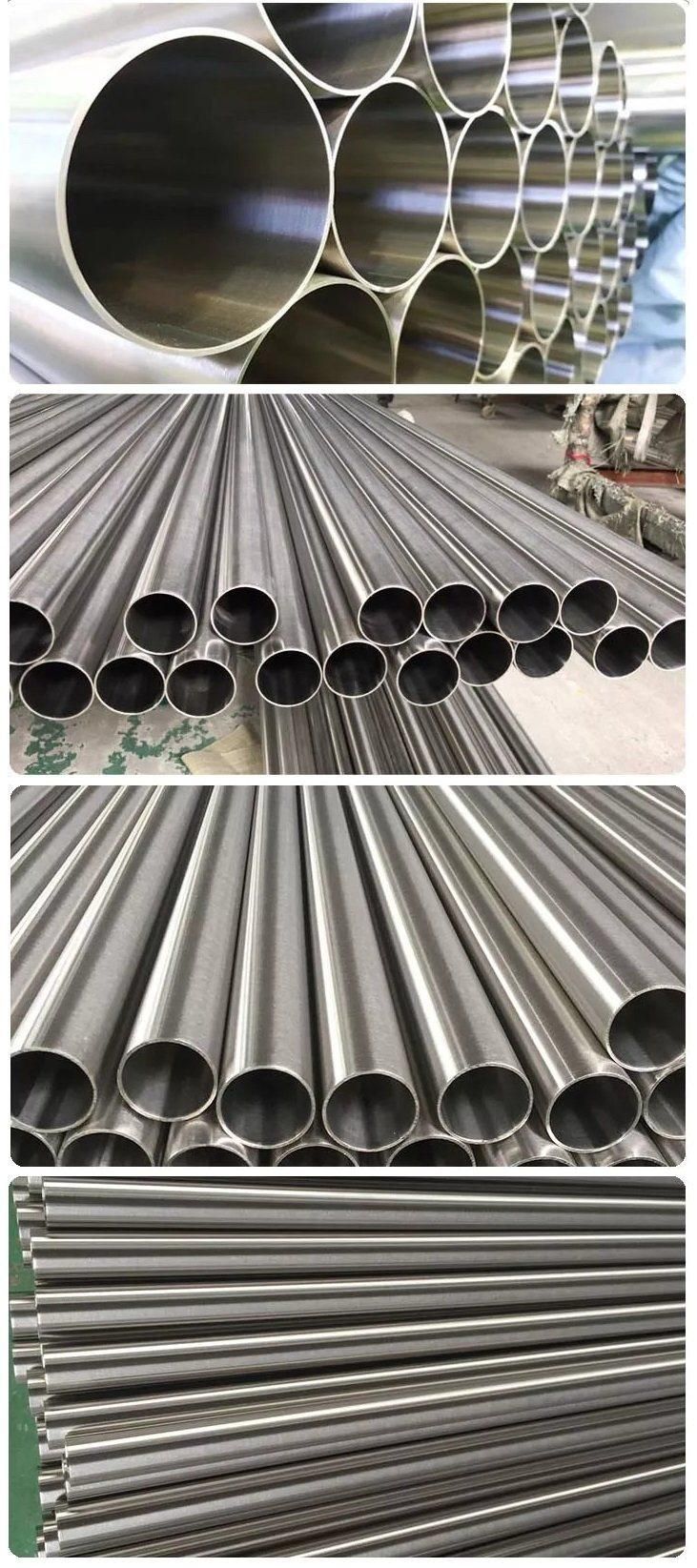 201 304 316 Thin Wall Decorative Welded Stainless Steel Pipe