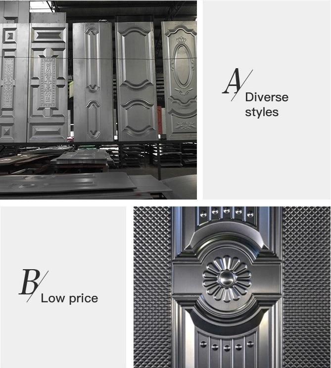 Sheet Metal Door Design Embossed Door Panel Steel Door Skin