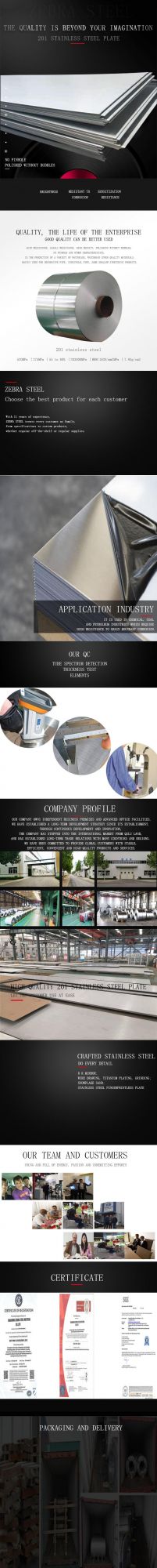 Free 201 Stainless Steel Plate