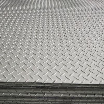 Embossed Anti Slip 304 201 Stainless Steel Diamond Plate