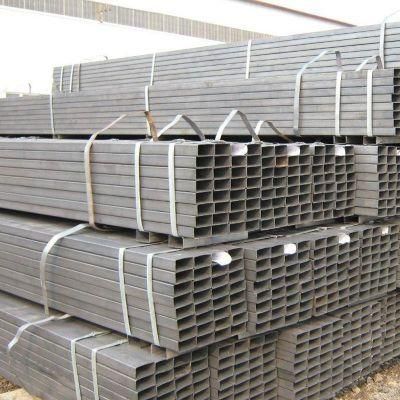 Raw Material Q235 Welded Mild Rhs Square Steel Pipe Small Diameter Black ERW Pipe From Factory