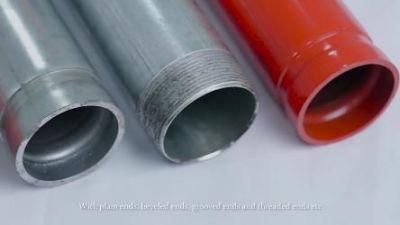 Thick Wall Pipe Fire Protection Piping System Construction Seamless Steel Pipes