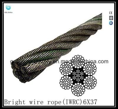 Bright Steel 6X37 Iwrc Wire Rope Eips