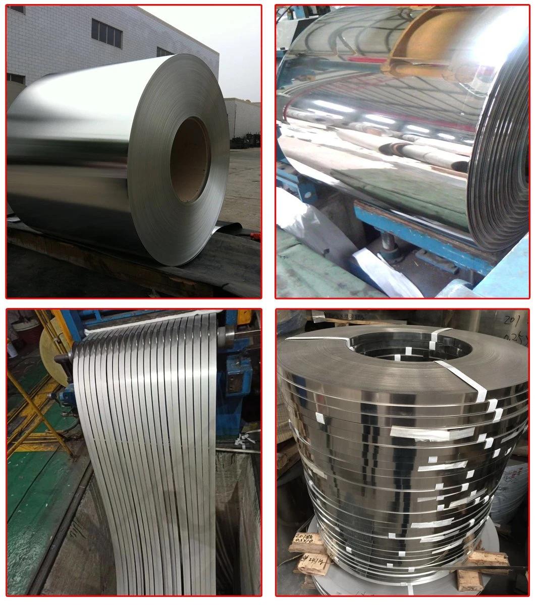 Hairline Surface 201 202 304 304L Precision Stainless Steel Coil