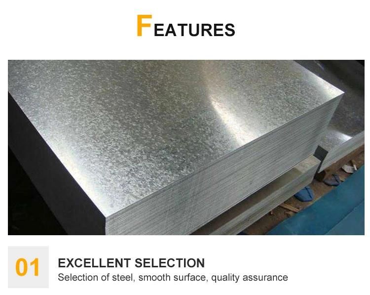 Galvanized Steel 0.18mm-20mm Thick Galvanized Steel Sheet 2mm Thick Hot DIP