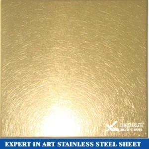 201 304 Champange Stainless Steel Vibration Sheet for Kitchen