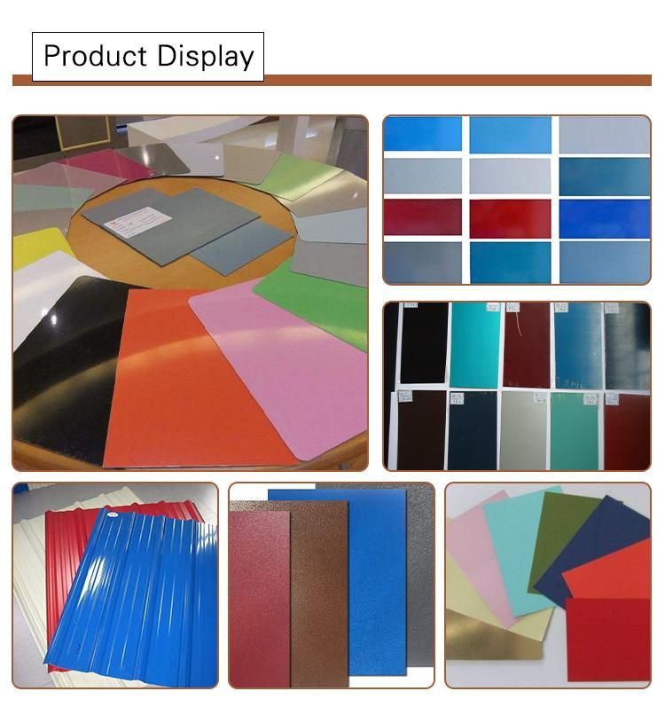 Galvanized Zinc Color Coated Metal Aluminium Quality Iron Gi PPGI Price Sheet Plate
