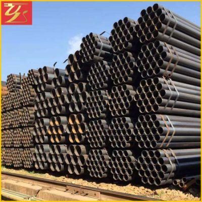 Thicker Wall ERW Steel Pipe Black Welded Round Steel Tube