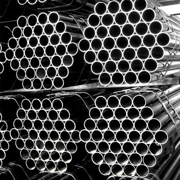 Q195 6m Length ERW Hot Rolled Metal Steel Round Tube Black Iron Carbon Steel Pipe Price