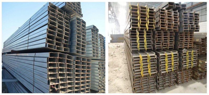 Manufacturing A36 Q195 Mild Carbon I H Steel Beam