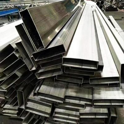 Stainless Steel Rectangular Pipe Hairline Surface 316 Stainless Steel Square Tube