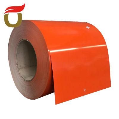 En10147 Dx54D 0.8mm 50G/M2 Ral Color Coated Prepainted Galvanized Steel Coil PPGI