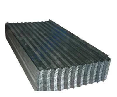 Big Spangles Zinc Coated Corrugated Steel Metal Roofing Sheet