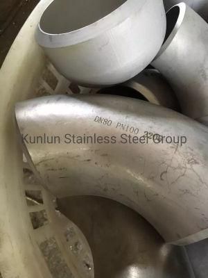 Stainless Carbon Steel Elbow 304/316 Butt Welding Pipe Fitting 45 90 Degree Elbow