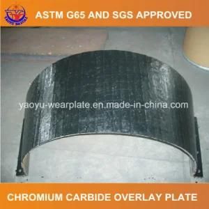 Chromium Carbide Hardfacing Wear Plate for Feeding Hopper