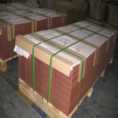 China Good Quality T1/T2/C10100/C10200/C18150/C17510 4X8 X0.5mm Copper Sheets/Copper Plate