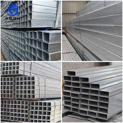 2 Inch 3 Inch 4 Inch 5 Inch 6 Inch Hot Dipped Rectangular Square Round Iron Galvanized Tube Pipe for Greenhouse