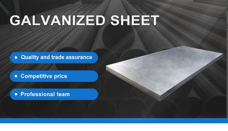 No Spangles Hot Rolled Galvanized Stainless Steel Sheet/Plate