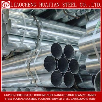 Gi Weld Carbon ERW Square Pipe Galvanized Round Steel Tube for Building Material