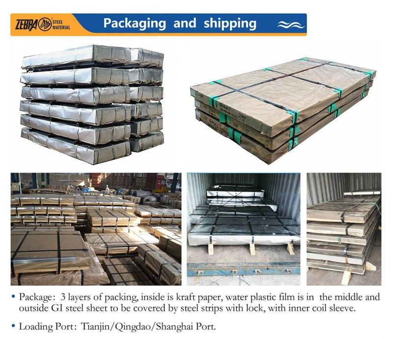 Hot Rolled Zinc Galvanized Steel Sheet Zinc Coated Steel Plate