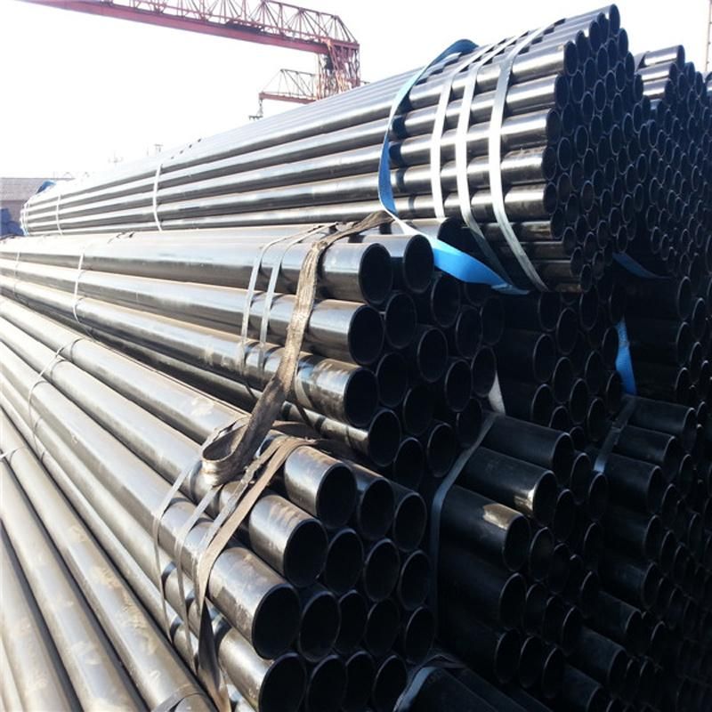 ERW Black Round Steel Pipe for Transport Oil and Gas