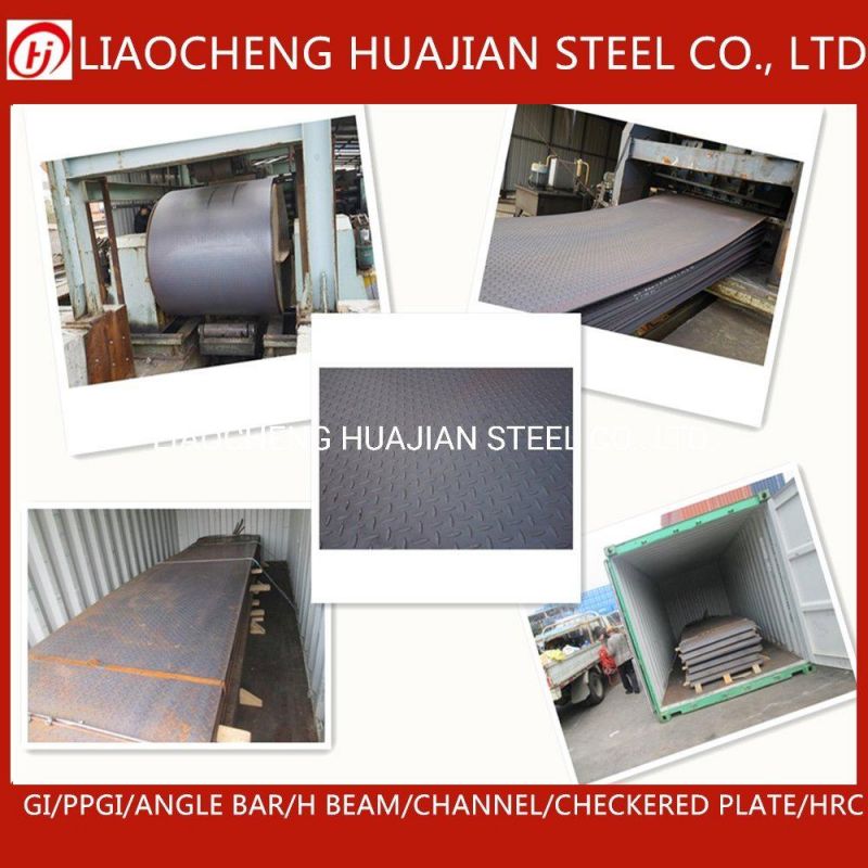 A36 Grade Supolier Mild Steel Plate with Checker Plate