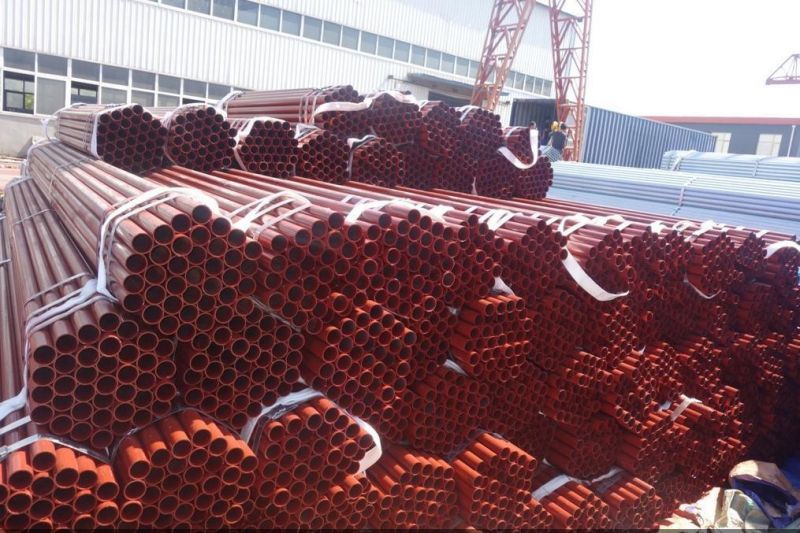 BS1387 API 5L Gr. B Ms/Gi/Oiled/Painted Hollow Section Carbon ERW Steel Pipe Welded Round Pipe