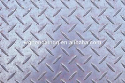 Hot Rolled Q235B Ms Checkered Steel Plate/Diamond Steel Plate