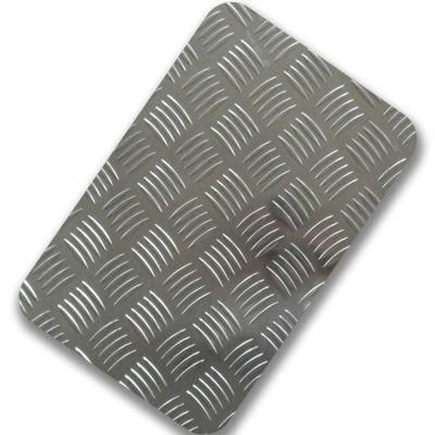 Checker Plate Outdoor Chair Material 1219*2438mm 0.65mm Thickness Plate Grade 201 304 Stainless Steel Plate in Public