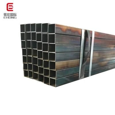 Customized Cold Rolled Welded Square Mild Steel Tube Black Annealed Structure Steel Pipe