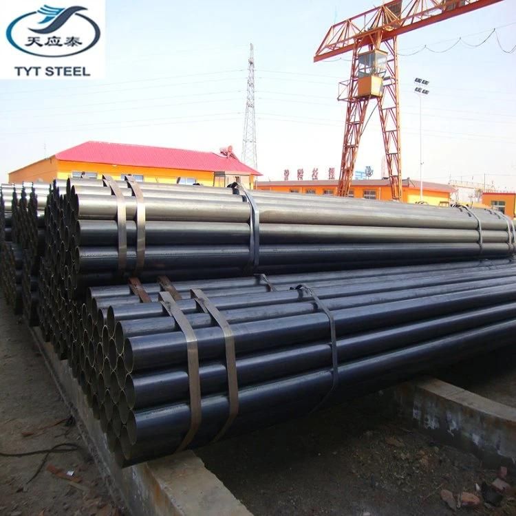 Black ERW Steel Pipe Q235 Steel Tube