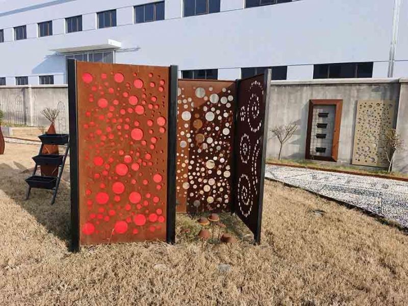 Corten Steel Plate Welding Engraving