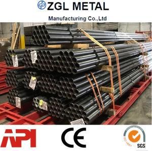 ASTM A53/API 5L Gr. B Seamless Steel Pipe&Tube with Black Painting for Oil, Gas, Water Pipe