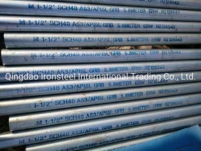 ASTM En Standard Hot Dipped Galvanized Seamless Steel Pipe Steel Tube