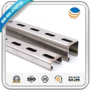 C and U Slotted Perforated Galvanized Shaped Steel Profile Strut Channel
