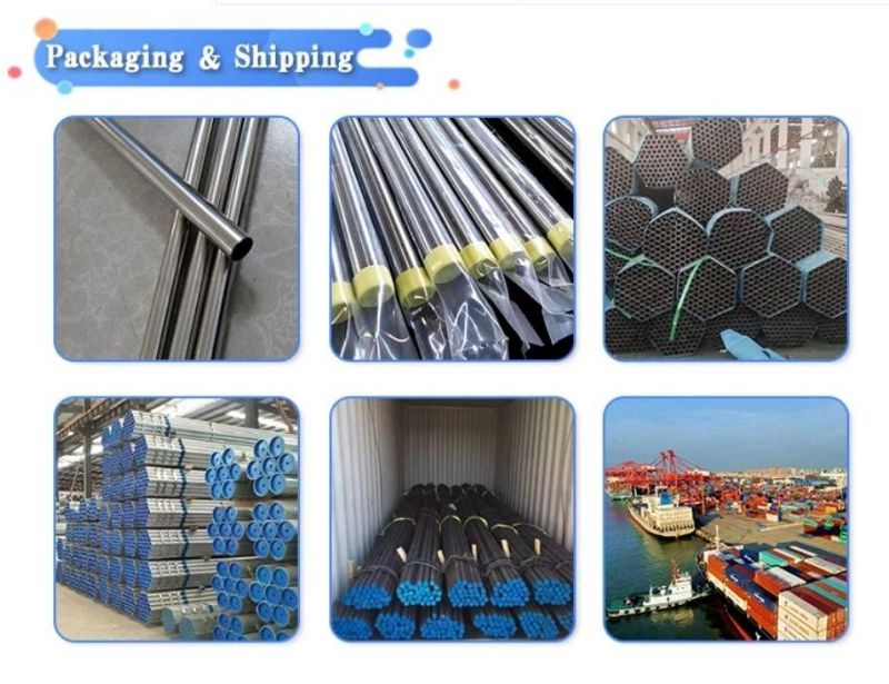 ASTM Ss 201 304 304L 316 316ti 310S 309S 430 904L 2205 Stainless Steel/Carbon/Aluminum/Galvanized Tube Seamless Pipe