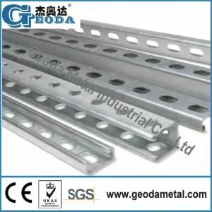 Slotted Steel Strut C Channel with ISO, Ce Certificate