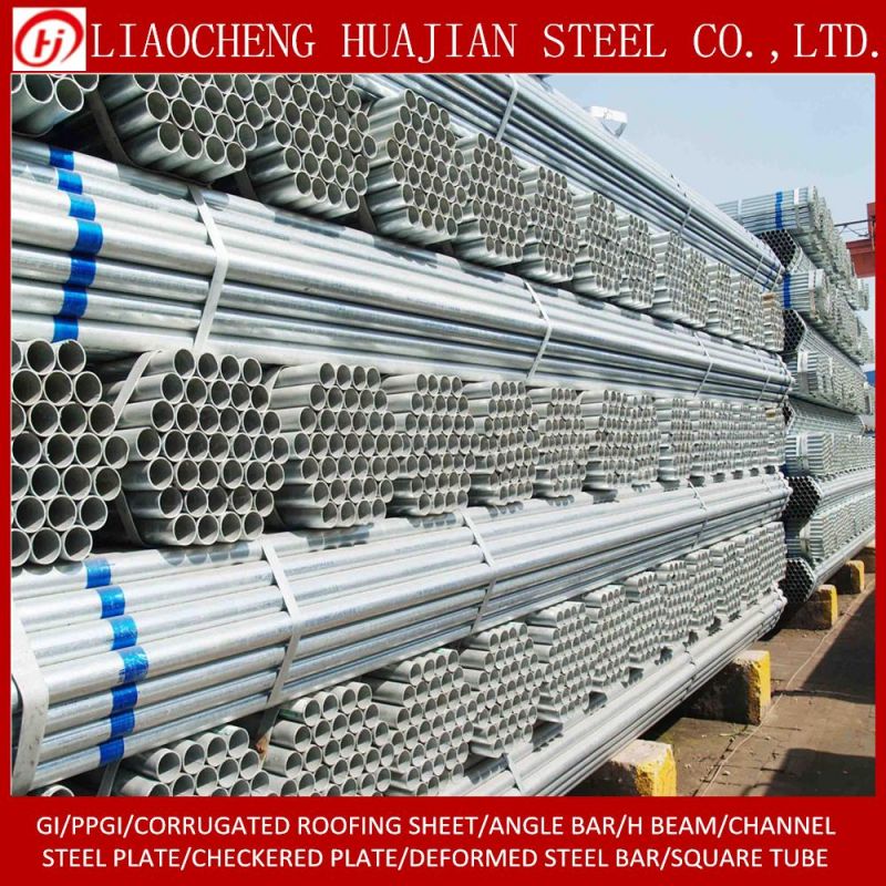Manufacturer Weld Steel Pipe with Black Color