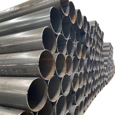 A53 Sch40 1/2 Inch to 24 Inch Black Welded Steel Pipe Carbon ERW Round Steel Pipe