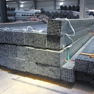 China Supplier Square Round Galvanized Steel Pipe Tube