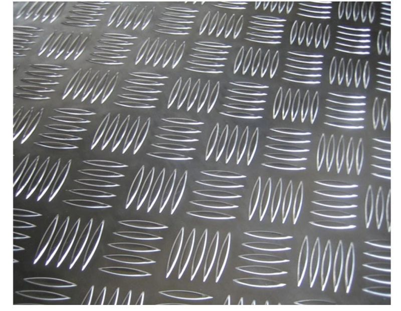 Anti-Slip S235jr Galvanized Checkered Chequered Steel Plate