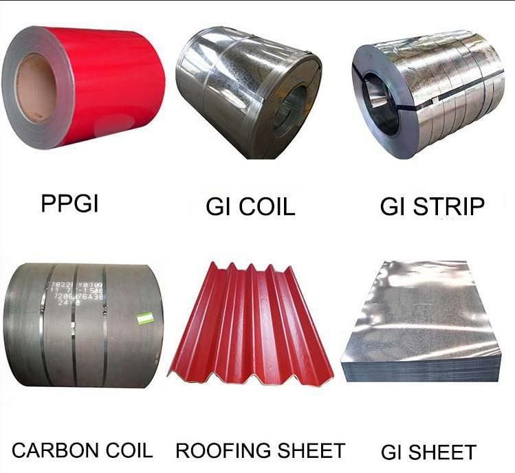 Roofing Coil Dx51 PPGI Coils Color Coated Steel Price with Red Green Blue Colors 55%Aluminum Alloy Coated Steel Gi Coil