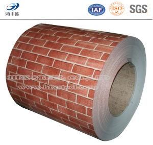 Brick Pattern PPGI/PPGL Steel Coils for Indoor-Decoration