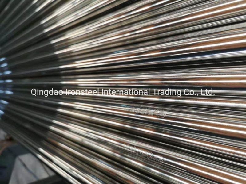 TP304 Polishing Surface Mirror Finish Stainless Steel Round Tube Decorative Tube