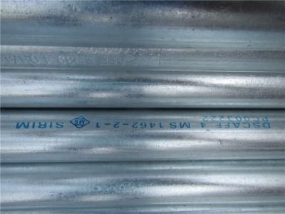 The Factory Custom Galvanized Steel Pipe Balcony Railing Hot DIP Galvanized Scaffolding Pipe