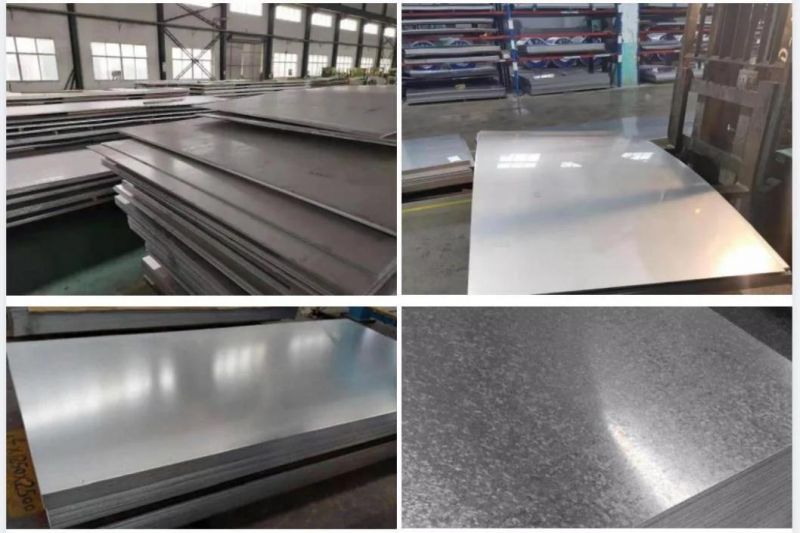 ASTM A653m Galvanized Metal Hot Dipped Galvanized Iron Sheet Galvanized Steel Sheet / Plate