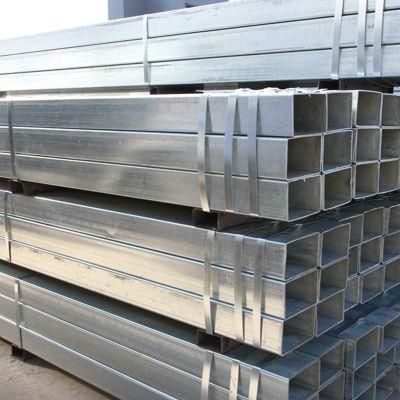 ASTM Steel Profile Ms Square Tube Gi Pipe Price Galvanized Square and Rectangular Steel Pipe