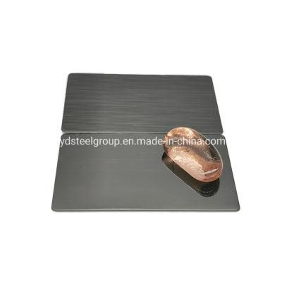 Hot Selling 0.8mm Black Hl Brown Titanium Super Mirror 8K Anti Fingerprint Apf Anti Corrosion Inox Stainless Steel Sheet