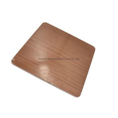 Best Price Super Black PVD Color Coated Slit Edge Hairline Hl Decorative Plate Stainless Steel Sheet